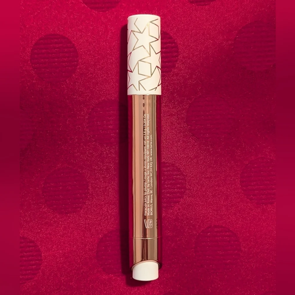 tarte Maracuja Juicy Lip Plump Gloss Sheer White Peach Super-Size New